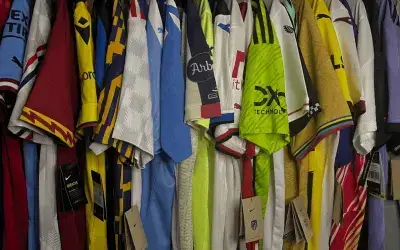 Koszulki od topowych drużyn piłkarskich